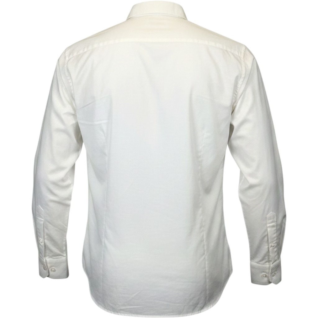 Gant Mens Xl White Chambray Fit Button Down Shirt Long Sleeve Nwt Cotton Casual — image 2 of 8